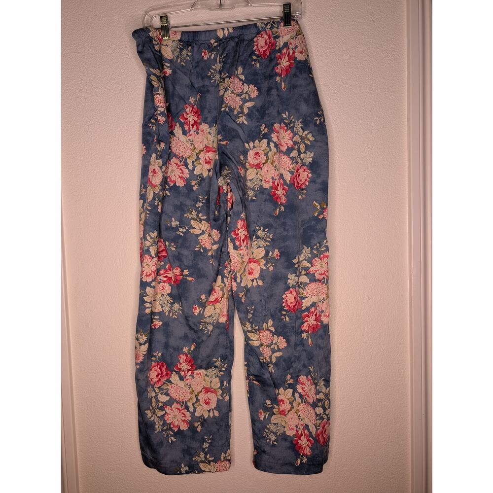 Ralph Lauren Floral Pajama Set Women L Coquette Romantic Cozy Cottagecore - Picture 4 of 8